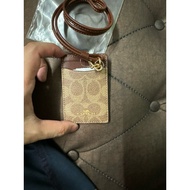 Brown coach Employee Card Holder