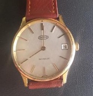 OCTO INCABLOC 樂都男裝古董手錶/60年代瑞士製造/機械上鍊錶