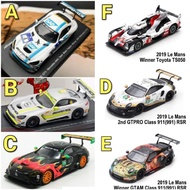 Inner Spark 1/64 TS050 Porsche 911 991 RSR AMG GT3 Sparky