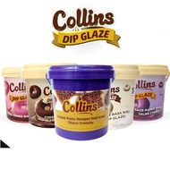 Collins Dip Glaze Jam Topping Donut 1 Kg All Variants | Collins Dip Glaze Donut Topping Jam