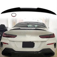 For BMW 8 Series G16 F93 M8 840i M850i Gloss Blk Rear Trunk Spoiler Tai Wing Lipauto parts Car decor