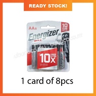 ENERGIZER Battery MAX AA 8S