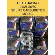 SRL115 CYLINDER HEAD RACING 24/28 26/30 LEO FOR YAMAHA SRL115 SRL115Z SRL115ZR LAGENDA115 CARBURETOR