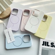 [ip 16/17] - Genuine anti-fouling silicone case that grips firmly, pretty pastel colors (orange, pur