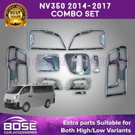 Nissan Urvan NV350 Garnish Set 2014 2015 2016 2017 Chrome / Urvan NV350 Accessories Parts / Garnish 