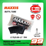 🛵 2.75/3.00-17 TR4 MAXXIS MOTORCYCLE BUTYL TUBE TAIWAN QUALITY MOTOSIKAL TIUB 17 INCH