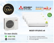 MITSUBISHI ELECTRIC STARMEX SYSTEM 4 INVERTER AIRCON 9K btu WITH INSTALLATION (5 TICKS)