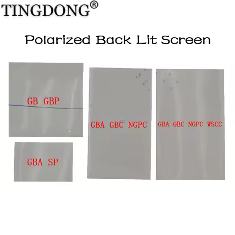 For Gamboy GB GBP Polarized Polarizer Filter Film Sheet For GBA GBC GBASP NGP WSC Backlit Screen Mod