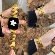 Metal women's watch strap, compatible with Apple Watch band, exquisite women's men's watch band 40mm