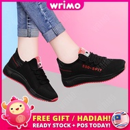 READY STOCK🔥 WRIMO Snepson Women's Sneakers Flat Kasut Sukan Wanita Sekolah Girl Perempuan Travel Ca