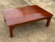 Cproduct โต๊ะญี่ปุ่น โต๊ะไม้สัก โต๊ะทำงาน โต๊ะรับประทานอาหาร โต๊ะหนังสือเด็ก 80*110 สูง33ซม สีน้ำตาลแดง