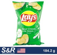 Lays Sour Cream and Onion Potato Chips 184.2g