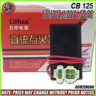 ▵ ↂ  ◐ CB 125 CDI UNIT "LIHUA" CB-DC 6PIN ORIGINAL W/ WIRE (CC072KCAC)