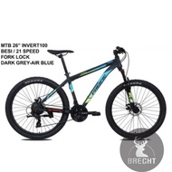 (PENGIRIMAN INSTAN) Sepeda Gunung MTB Pacific 26' 2.20 Invert 100 Steel 21Speed