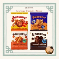 [LalaSweet] Low-Sugar Popcorn, Puff Snacks 4 Flavors: Chocolate, Caramel, K-Chicken 30g Toffee Nut P
