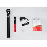 DC-90 JAPAN TORCH LIGHT LONG RANGE GHS LED FLASH TORCH LIGHT RECHARGEABLE BRIGHT 4SC DC-90 ALUMINUM 