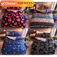 4-in-1 BedSheet Set - King, Queen, and Single Sizes Available, Machine Washable, Soft and Durable Fa