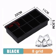 4/6/8/37 Grid Big Ice Tray Mold Giant Jumbo Large Food Grade Silicone Ice Cube Square Tray Mold DIY 