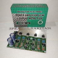 Kit Power Amplifier Stereo 60Watt + PSU Regulator UNI-127