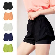 Women's 2-piece high-waisted swimming trunks discreetly swim at the beach and swim in many colors