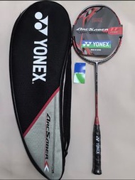 🔥【👞全新原盒】YONEX尤尼克斯 弓箭系列弓箭11Pro 全碳素羽毛球拍 單拍控球型 專業4U灰紅色 男女同款
