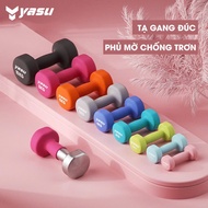 Yasu rubber-coated solid cast iron dumbbells 1KG,2KG,3KG,5KG,8KG for gym (1 piece)