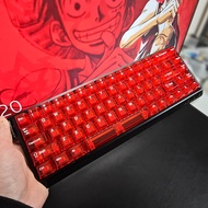 Red Transparent Keycaps High Profile Magnetic Axis Keyboard Ace68 for Ez63/75/87/98 Computer Hardwar