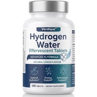 Hydrogen Tablets 120 Count, H2 Molecular Hydrogen Water Tablets with for Drinking Water