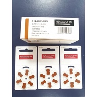 Hearing Aid Dedicated Battery ReSound Zinc Air [312A] 1 Box 60 Pcs (Plus 1 Row)