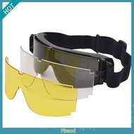 Pisand  Outdoor Airsoft Paintball Windproof Protection Goggles Anti-UV Glasses Eyewear