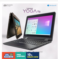 Lenovo Thinkpad Yoga 11E Touchscreen Convertible Ultrabook 4GB Ram 128GB SSD WINDOWS 10 Microsoft O