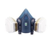 3M 7502หน้ากากป้องกันแก๊ส หน้ากากกรองสารเคมีแบบคู่ ขนาดกลาง M (ครึ่งหน้ากากซิลิโคน) หน้ากากป้องกันสา