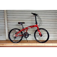 24" Inch XDS EVO 950 Alloy Folding bike Basikal Lipat