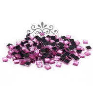C79-87 (0.78 x 0.78cm) Clearance Square Transparent Iron Rhinestones Accessories