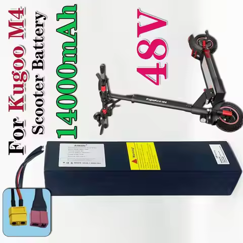 13S4P 48V 14000mAh 18650 672Wh Lithium Ion Battery Pack Suitable for Kugoo M4 Electric Scooter Batte