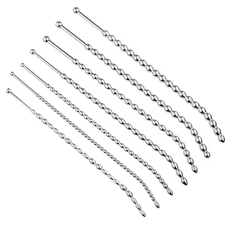 Stainless Steel Beads Urethral Sounding Plug Multi Beads Urethral Sounding Plugs for Men Beginner