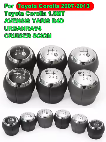 Fit For Toyota Corolla RAV4 1.8MT 2007-2013 Gear Stick Shift Knob Gear 5/6Speed Shift Knob Models Tr