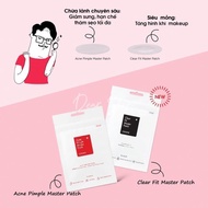 [Genuine] Cosrx Acne Pimple - Clear Fit Master Patch - COSRX red - black