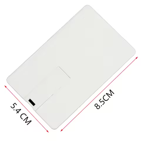 White Card USB Flash Drive 128GB Print Credit Bank Card Pen Tray 4GB Memory Stick The Gift of Memori