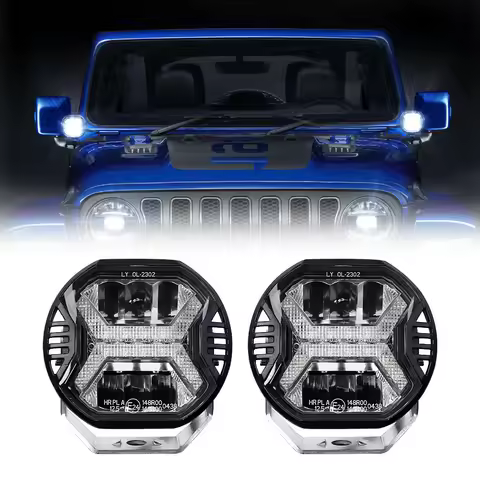 Led Work Light Bar 4 Inch Led Headlight 12v Drl for Jeep Wrangler JK Off Road 4x4 Truck accessories 