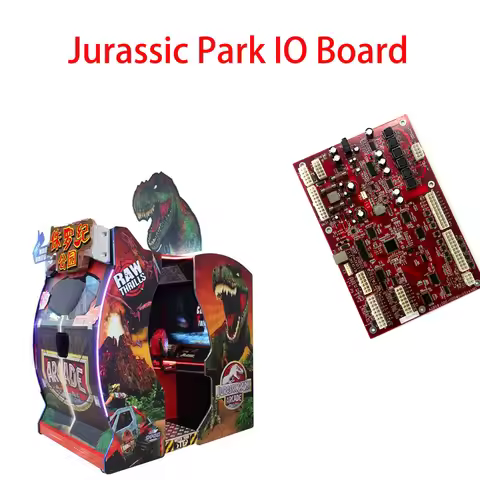 Jurassic Park Arcade Machine IO Board Replacement For Raw Thrills Simulator Coin Operated Retro Vide