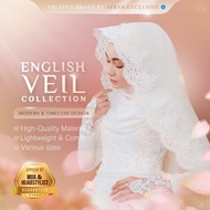 VEIL OFF WHITE NIKAH TUNANG VEIL PENGANTIN PELBAGAI DESIGN ENGLISH VEIL