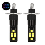 2Pcs H1 Car Led 12V-24V 12Smd Light Bulb 3030 Chipset,W5W Bulb194 Led Bulb For Fog Lights White