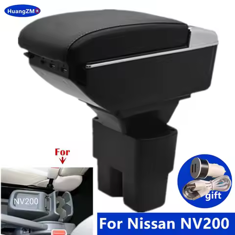 For Nissan NV200 Evalia Storage Box Car Armrest For Nissan NV200 Armrest Box Interior Dedicated Retr