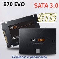 2024ใหม่ SSD 870 EVO 1TB 2TB 4TB 8TB ภายใน Solid State ไดรฟ์ฮาร์ดดิสก์ SATA 3.0 MLC 2.5นิ้วสำหรับแล็ปท็อปเดสก์ท็อปพีซี PS4 PS5