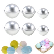 6 ชิ้น/เซ็ตใหม่Bath Bombแม่พิมพ์อลูมิเนียมBall Sphere Bath Bombแม่พิมพ์เค้กเบเกอรี่Pastry Mold VJ-TH