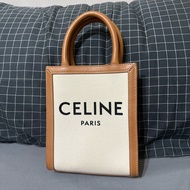 Celine 帆布Mini Vertical Cabas 手提包