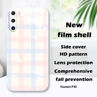 For Huawei P40 P30 Pro P20 Pro Huawei Mate 20 Pro New Design Hard Case Cute Simple Style Luxury Shockproof Full Cover Camera Protection Gloss Phone Casing