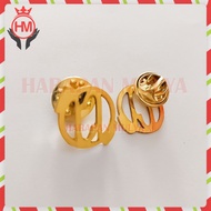 National Aviation Logo Brooch Pin NASA National Aviation Brooch Pin Gold Color - HM