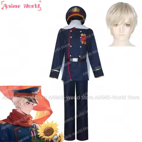 《Custom Size》Hetalia Axis Powers Soviet Union Russia Ivan Braginski Uniform Cosplay Costume Custom M